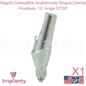 Prótesis dental compatible con forma anatómica Bego® ángulo de 15° 57797 - Imagen 1 de 6