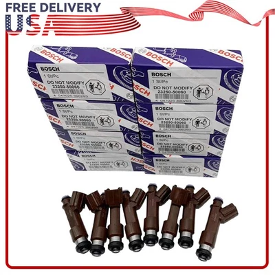 8X Genuine Denso Fuel Injectors For Toyota Tundra Sequoia 4Runner 23250-50060 Foto 1 de 4