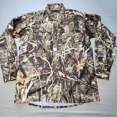 Mens Drake Waterfowl Lightweight Wingshooters Hunting Vented Long Sleeve Shirt M - Image 1 of 4