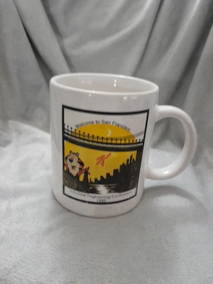 Vtg Kelloggs San Francisco Mug Commemorating Industrial Engineering Conference  - Image 1 of 4