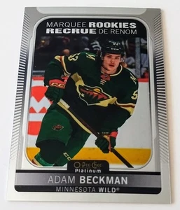 2021-22 O-Pee-Chee Platinum Marquee Rookie #289 Adam Beckman RC Minnesota Wild - Picture 1 of 2