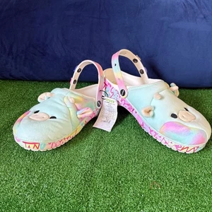 Zuecos clásicos Crocs Squishmallows diseño "vaca" con dijes Jibbitz para hombre 12 nuevos con etiquetas - Imagen 1 de 14