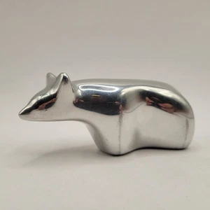 Scultura orso polare Hoselton modernista vintage metà secolo firmata numerata - Foto 1 di 7