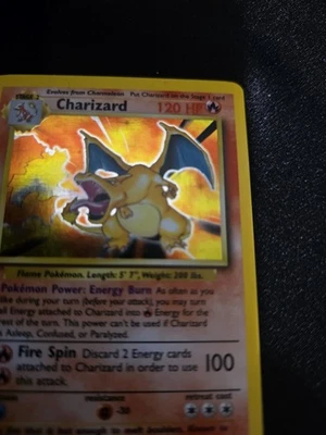 Pokémon TCG Charizard 1999-2000 Base Set Holo Rare Card 4/102 - Image 1 of 4
