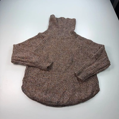 Suéter Prana Callisto Cuello Alto Mujer Grande Mezcla Lana Pullover Informal Foto 1 de 4