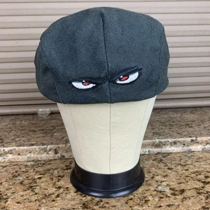 Gorra Plana VINTAGE No Fear Talla S/M Conducción Newsboy Ojos de Cabbie Bordados Lana EE. UU. - Imagen 1 de 16