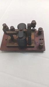 Vintage Telegraph Sounder 20 OHMS Brass Fittings - Picture 1 of 4
