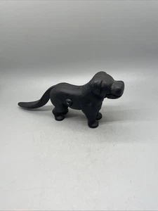 EMIG Vintage Black Cast Iron Mechanical Bull Dog Nut Cracker Rare - Picture 1 of 9