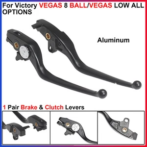 For Victory VEGAS 8 BALL/VEGAS LOW ALL OPTIONS - 1 Pair of Brake & Clutch Levers - Picture 1 of 8