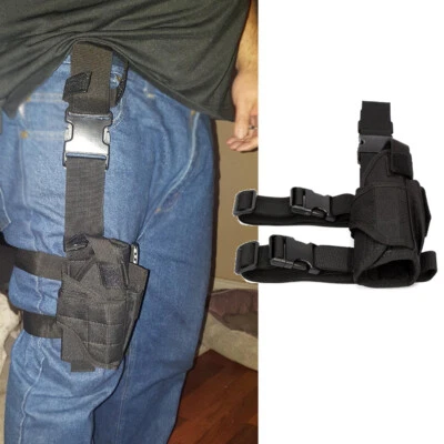 Tactical Hand Gun Drop Leg Thigh Bag Pistol Carrier Gun Holster for Right Leg — 第 1/4 张图片