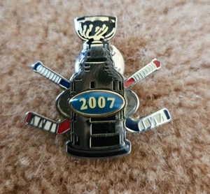 2007 Stanley Cup Pin Badge NHL Hockey Championship Ducks Senators - Picture 1 of 1