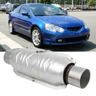 Convertidor catalítico de 2,5" con protector térmico de acero inoxidable para Acura RSX 2002-2006 Foto 1 de 4