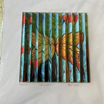 Butterfly Art Piece Accordion Unique Picture - Image 1 of 4
