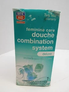 NEW *Rite Aid Douche Bottle / Enema Kit System Latex Free Constipation Relief - Picture 1 of 9