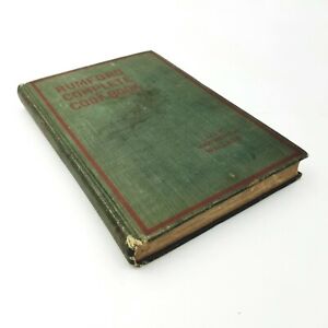 Rumford Complete Cookbook by Lily Haxworth Wallace - 1908 First Edition