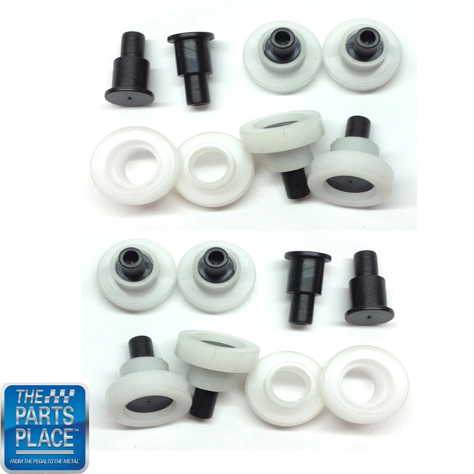 Juego de 12 rodillos de ventana de cuarto trasero Nova/Chevy II 1962-65 Foto 1 de 1