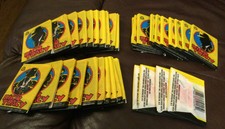 Dick Tracy Card Packs 35 Sealed Packs - O Pee Chee Very Rare Canadian Edition