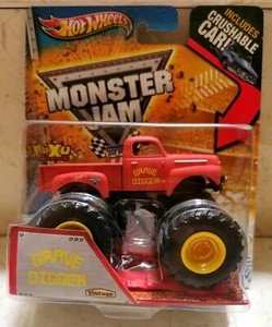 Hot Wheels MONSTER JAM 1° GRAVE DIGGER RED CAMIONETA PICK UP 1957 FORD F-100 - Imagen 1 de 1