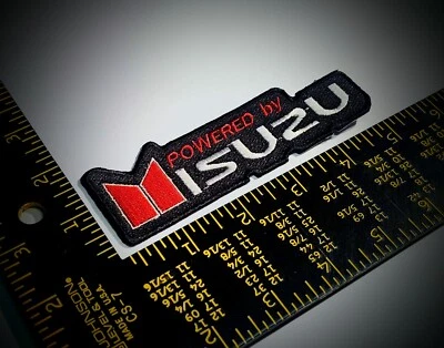 Isuzu Clothes Skull Patch Motorcycle 11x3cm Logo Sew Iron On Embroidery - Image 1 of 4