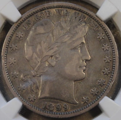1899-O Barber Half Dollar 50c NGC Certified XF40 - Image 1 of 4