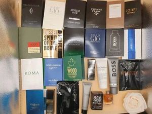 24 Teile Herren Konvolut 🎄 Set Parfum Proben + Pflege für Adventskalender - Bild 1 von 3