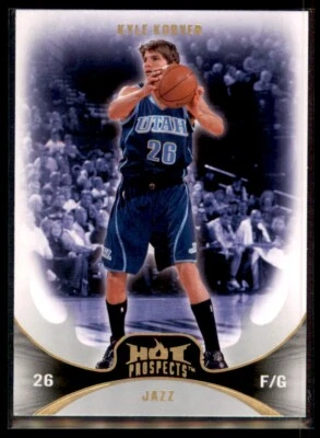 Fleer Hot Prospects Kyle Korver Utah Jazz #51 2008-09 Foto 1 de 2