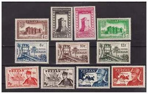 COLONIE OCC. STRANIERE FEZZAN E GHADAMES - 1949 SERIE NUOVA * MH - Bild 1 von 1