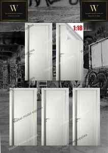 Calcomanías precortadas modernas para puertas interiores escala 1:18. set 1 - Imagen 1 de 11