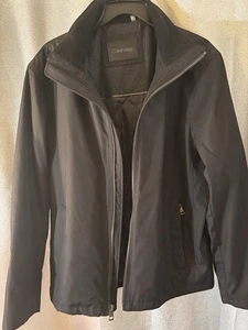 Calvin Klein Hombre M Resistente al Agua, Acolchado, Negro, Abrigo Cremallera, Chaqueta ¡NUEVO! - Imagen 1 de 8