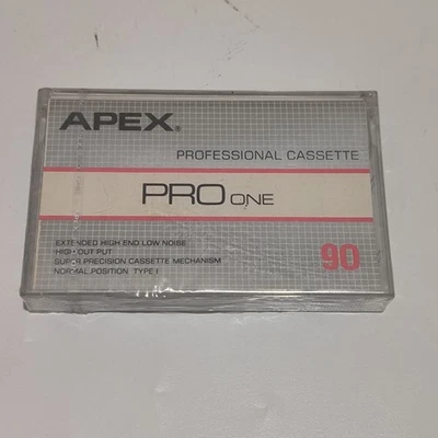 APEX PRO ONE 90 Blank cassette type 1 brand new sealed - made in indonesia - Image 1 of 4