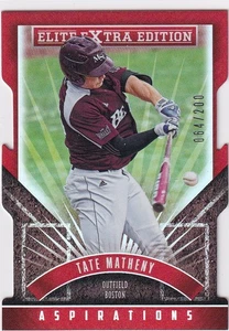 2015 Panini Elite Extra Edition Status RED Die-Cut 064/200 TATE MATHENY #112 - Picture 1 of 2