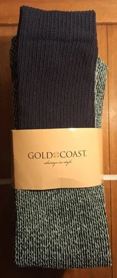 Calcetines térmicos para adultos Gold Coast para diabéticos/tres pares/grises y negros/talla 6-12.  Foto 1 de 3