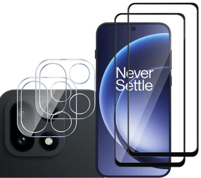 For OnePlus 15 Tempered Glass Film+Camera Protection,Screen Protector Set - Image 1 of 4