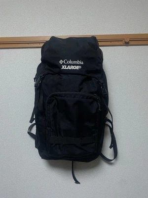 Mochila Columbia Xlarge preta edição limitada modelo raro VHTF caminhada ao ar livre Ca - Imagem 1 de 4