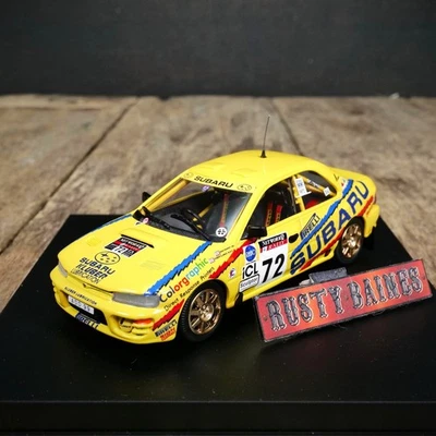Trofeu Subaru Impreza, Roger Clark RAC Rally 1995 #72 Yellow, 1/43 Boxed - Image 1 of 4