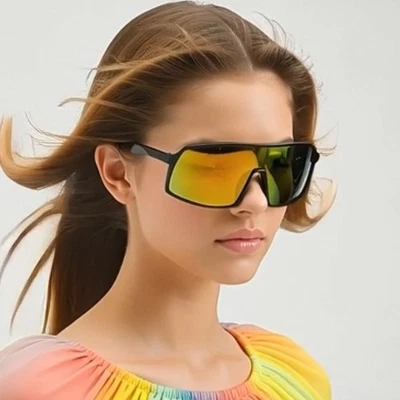 Sport Sunglasses Women Glasses Windproof UV Protection Eyewear Outdoor Beach New - Image 1 of 4