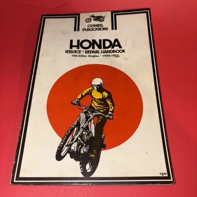 Manual de taller de reparación de servicio Clymer para Honda 100-250cc individuales 1970-1972 Foto 1 de 4