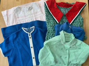 Vintage Girls Clothing Lot 5 Pieces  - Picture 1 of 22