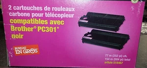 2 Fax Ribbon Cartridges for Brother PC301 - Bild 1 von 2