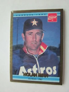 1991 Leaf Nolan Ryan versiegelt Coca Cola Baseballkarten-Pack Houston Astros neuwertig  - Bild 1 von 3