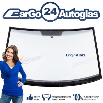 Windschutzscheibe für VW T5 Bus Frontscheibe Grün Solar Graukeil Antenne Rahmen - Bild 1 von 4