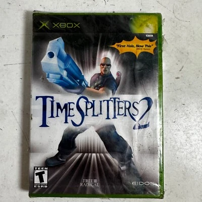 TimeSplitters 2 (Microsoft Xbox, 2002) Eidos First-Person Shooter Video Game - Image 1 of 4