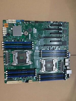 Supermicro X10DRI Dual socket R3  LGA 2011 DDR4- 2400MHz 16 DIMM slots - Image 1 of 3