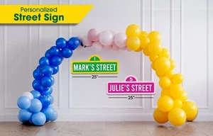Straßenschild, Elmo Straßenschild - Geburtstag Party Deko - Bild 1 von 1
