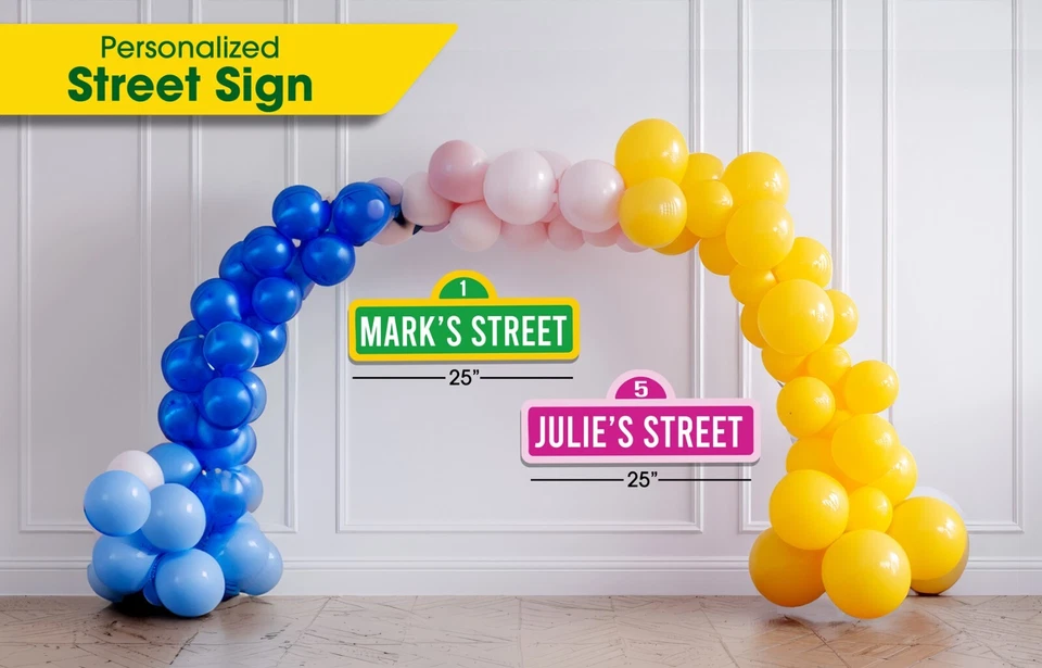 Street Sign, Elmo street sign - Birthday Party Decorations - Image 1 of 1