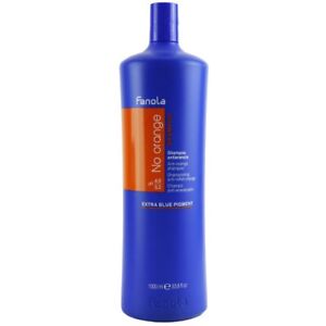 Fanola No Orange 1000 ml Shampoo gegen Kupfer oder Rot Stich im gefärbten Haar