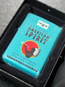 Zippo American Spirit Turquoise Limited Edition Rare Model Made In 2004 New - Picture 1 of 8