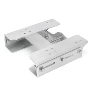Boat Adjustable 4'' Outboard Aluminum Motor Jack Plate Tool Manual Power Lift - Bild 1 von 13