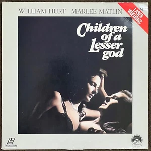 USED CHILDREN OF A LESSER GOD - 1986 LASERDISC 2-LD / 3 SIDES PAN & SCAN 1:33 - Picture 1 of 2