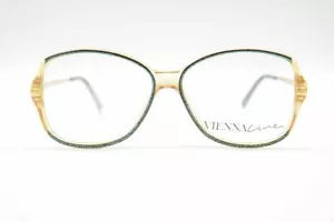 Viennaline 1484 60 57 13 130 Green Gold Oval Glasses Frames New - Picture 1 of 6